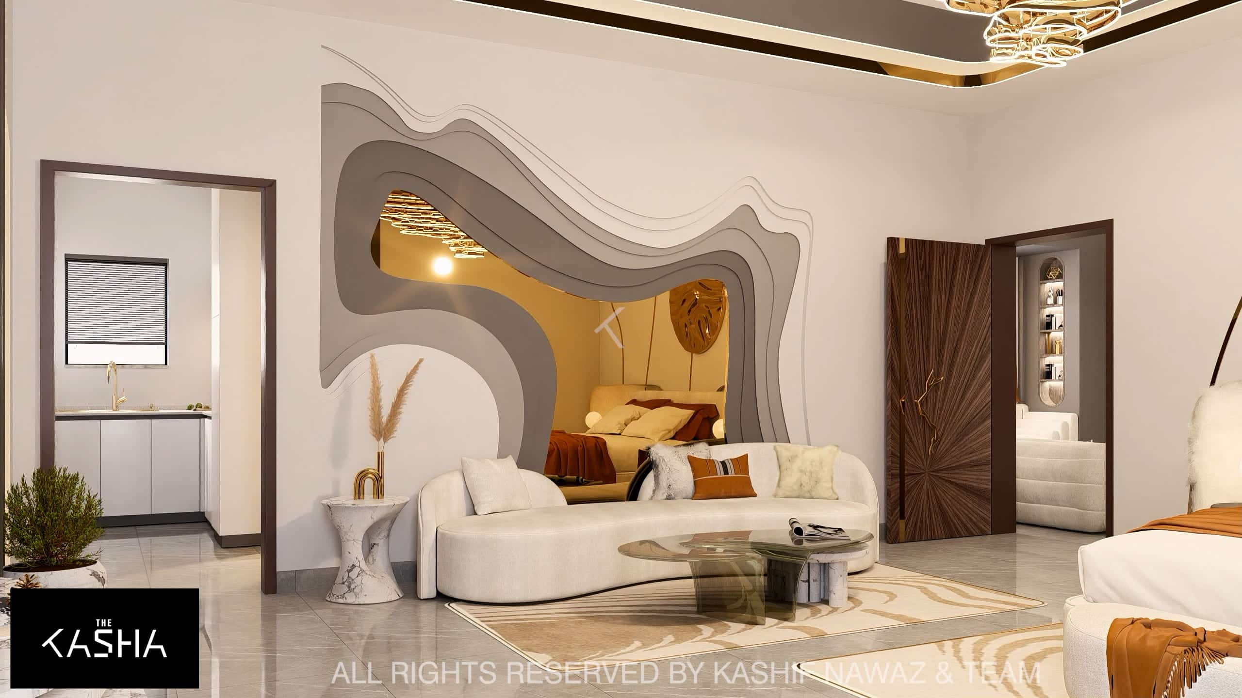 7-STAR SUITE Architectural & Interior View 9 - The KASHA Group