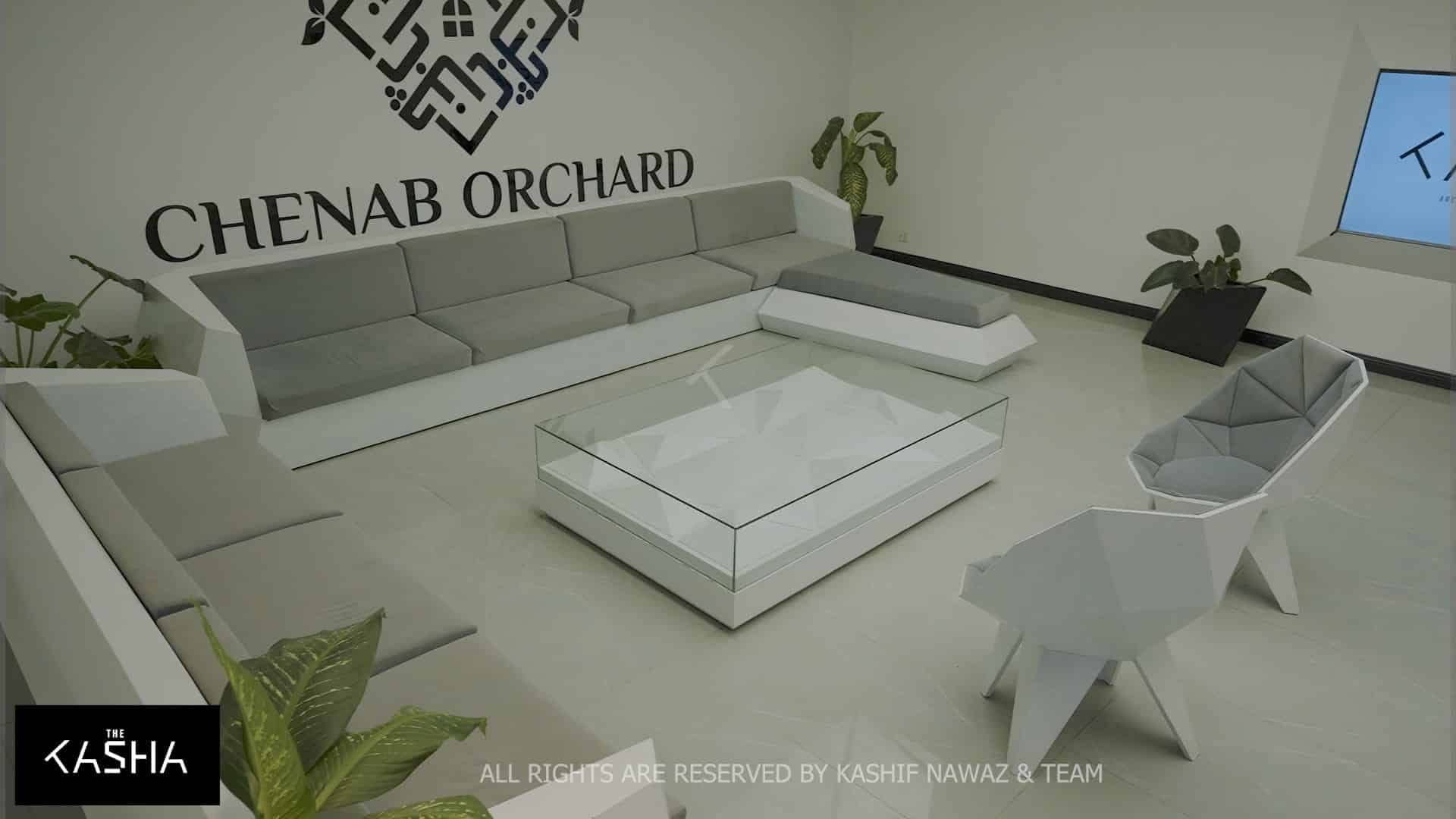 Chenab Orchard Sales Office Architectural & Interior View 2 - The KASHA Group