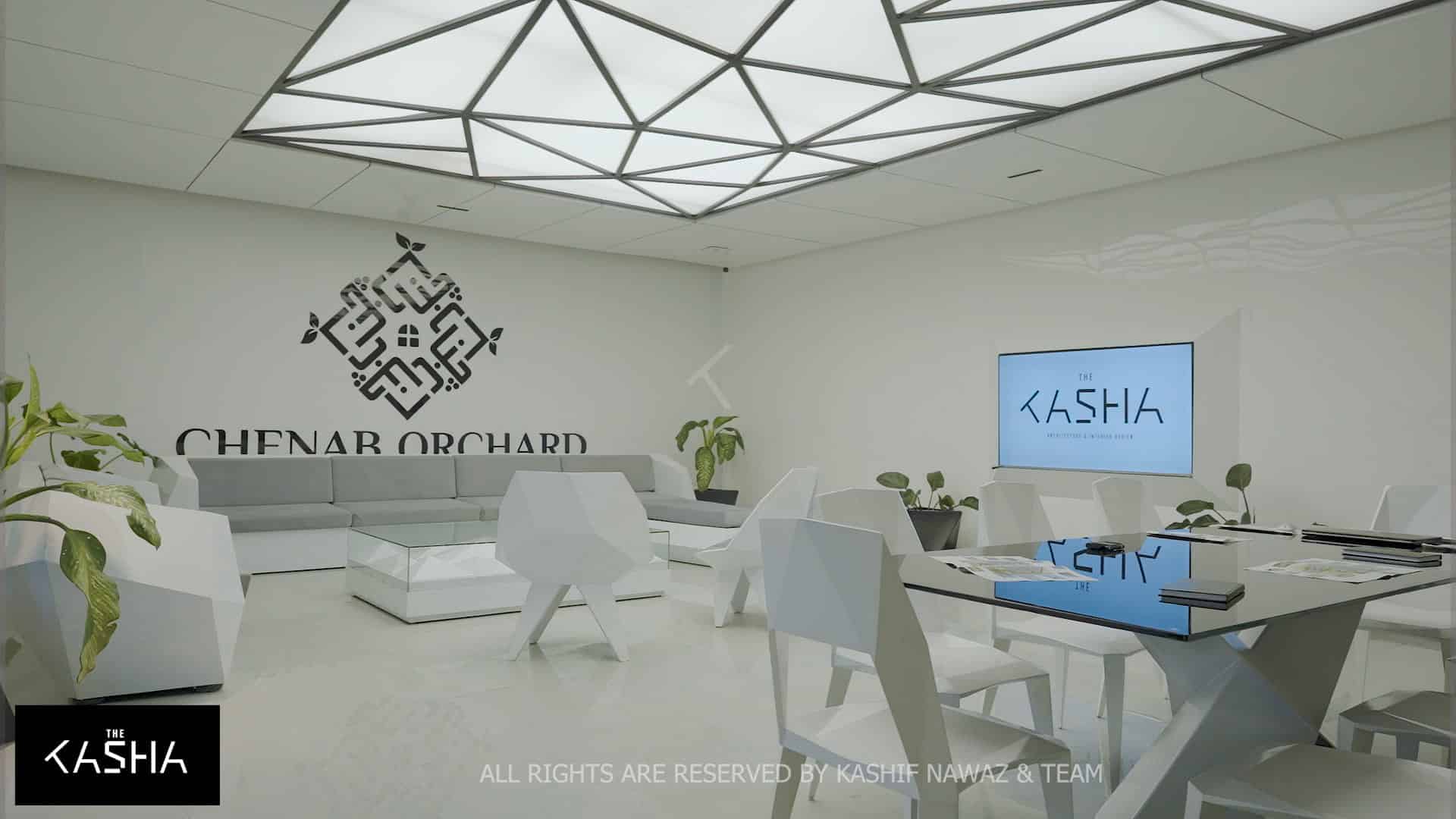 Chenab Orchard Sales Office Architectural & Interior View 3 - The KASHA Group