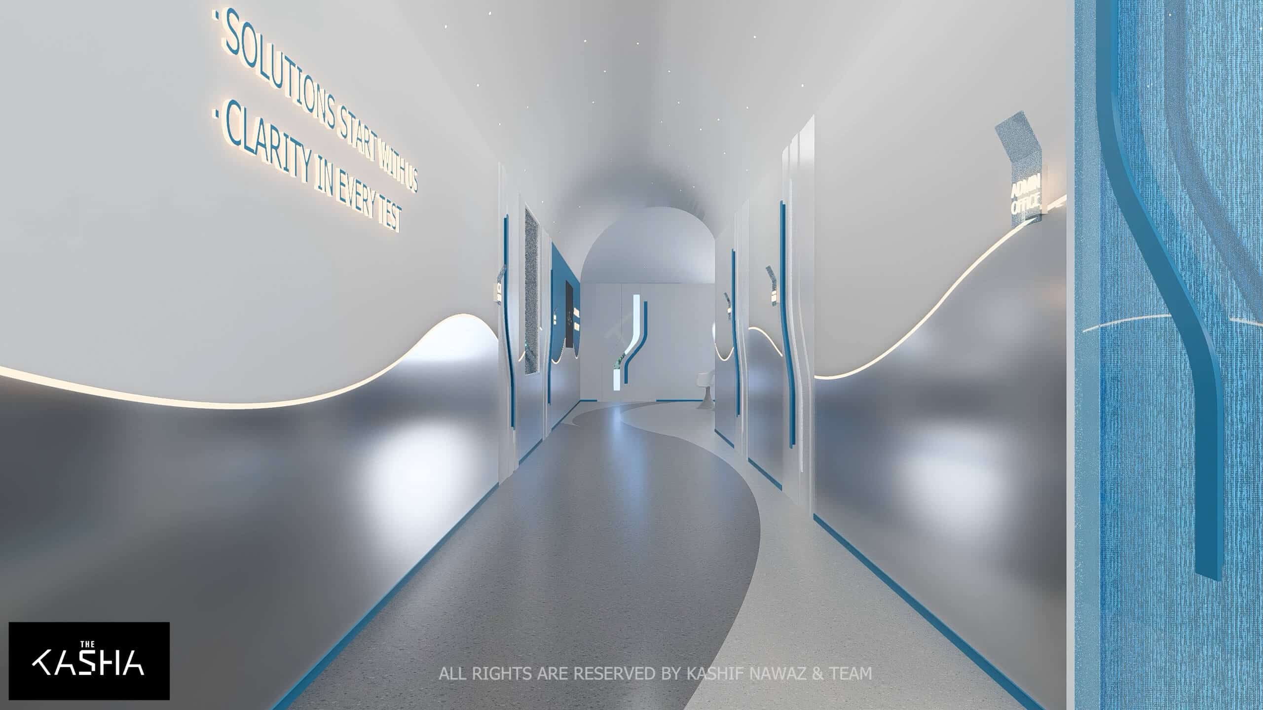RAZIA KHORSHEED DIAGNOSTIC CENTER Architectural & Interior View 4 - The KASHA Group