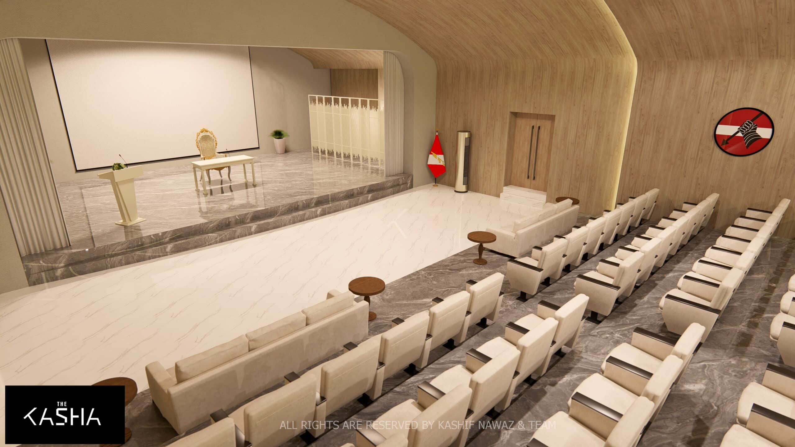SARHANG AUDITORIUM Architectural & Interior View 2 - The KASHA Group