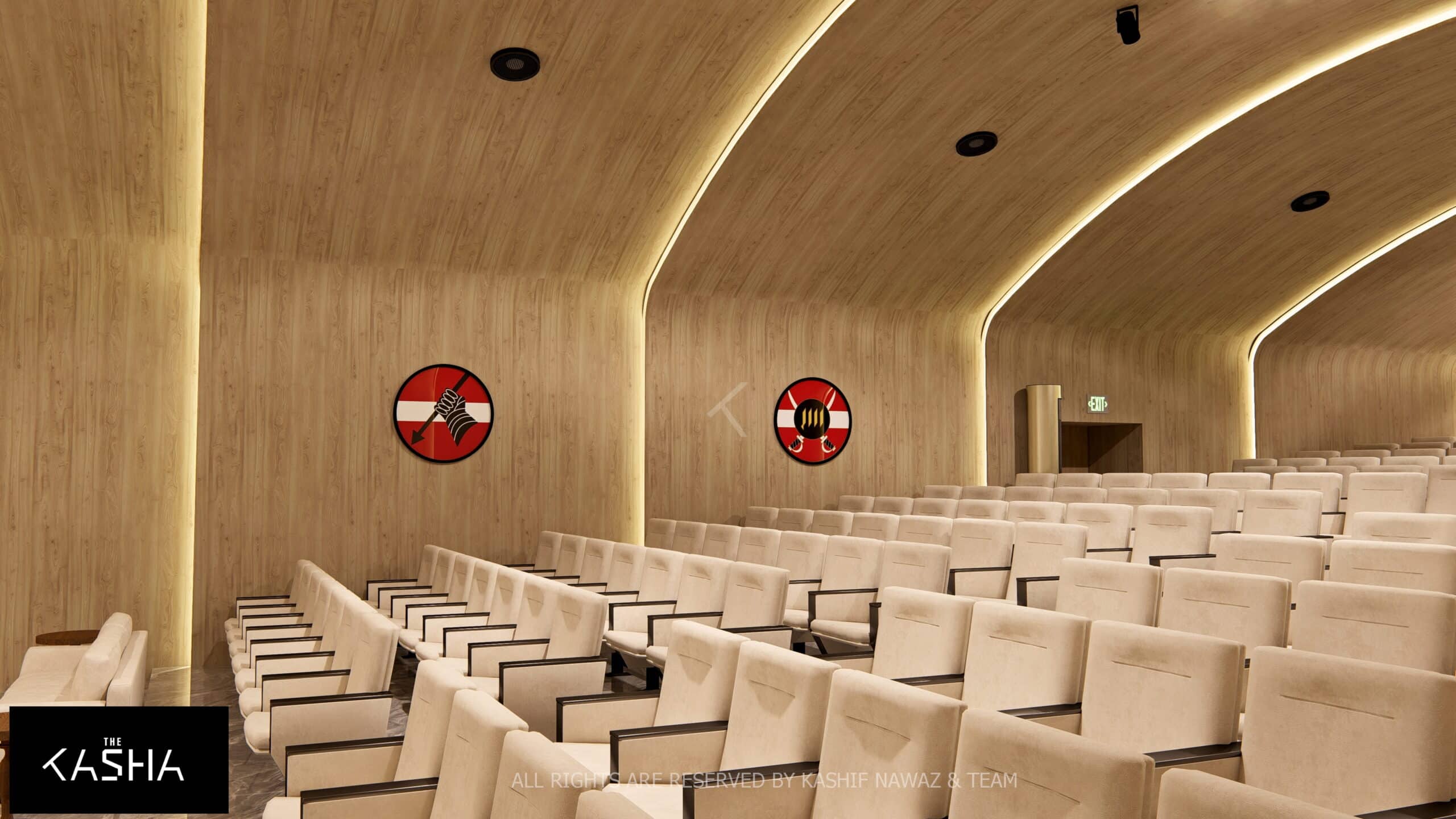 SARHANG AUDITORIUM Architectural & Interior View 3 - The KASHA Group