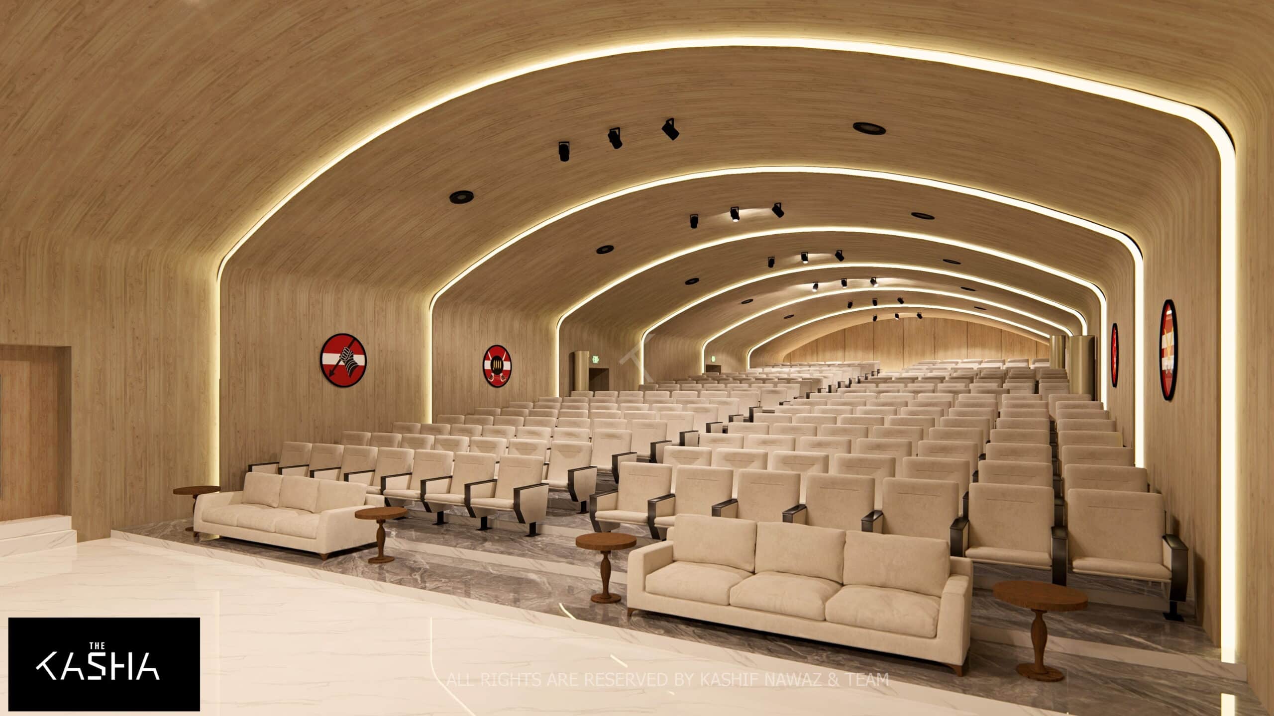 SARHANG AUDITORIUM Architectural & Interior View 4 - The KASHA Group