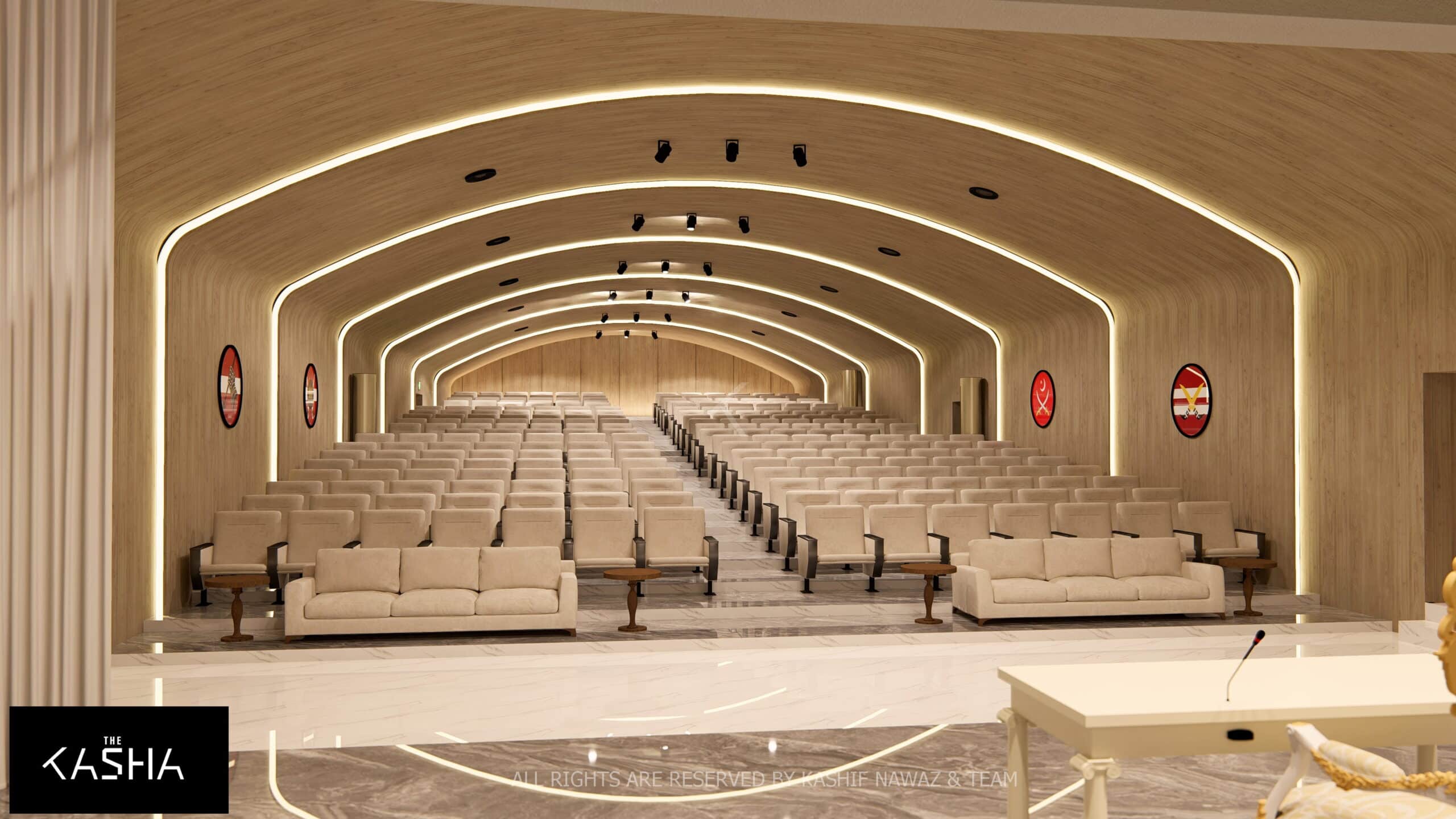SARHANG AUDITORIUM Architectural & Interior View 5 - The KASHA Group