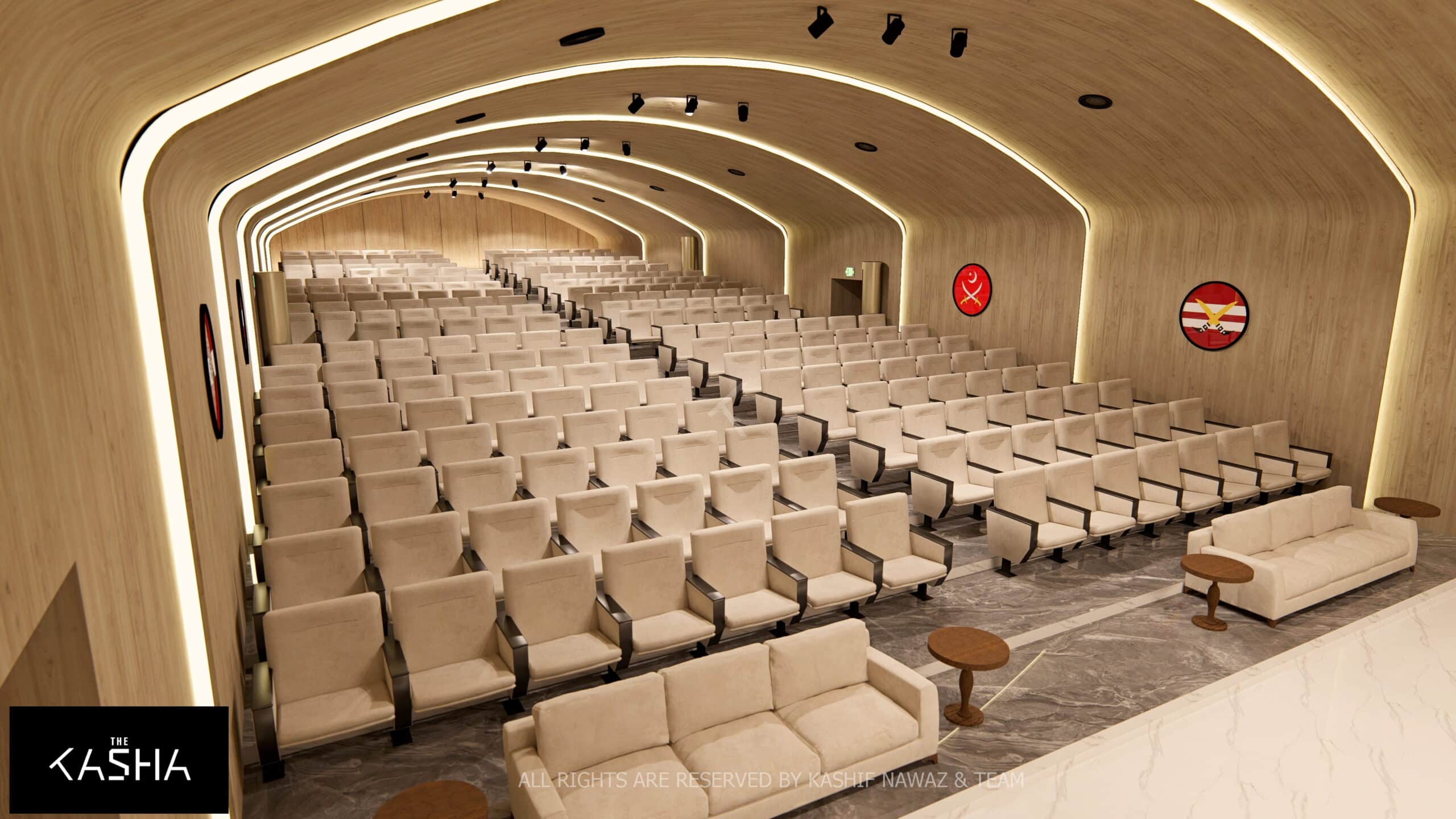 SARHANG AUDITORIUM Architectural & Interior View 6 - The KASHA Group