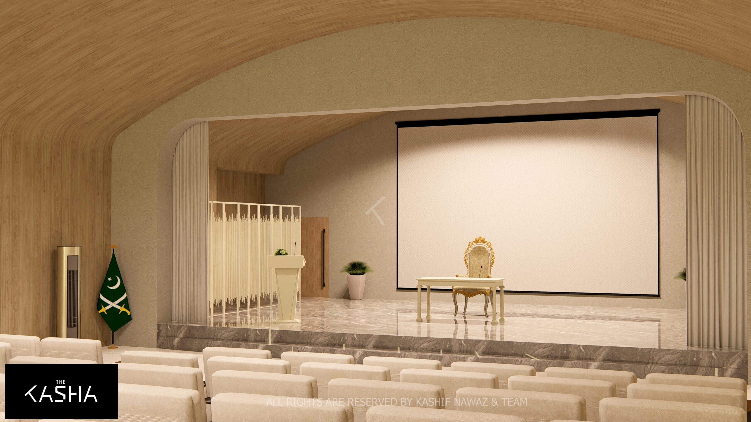 SARHANG AUDITORIUM Architectural & Interior View 7 - The KASHA Group