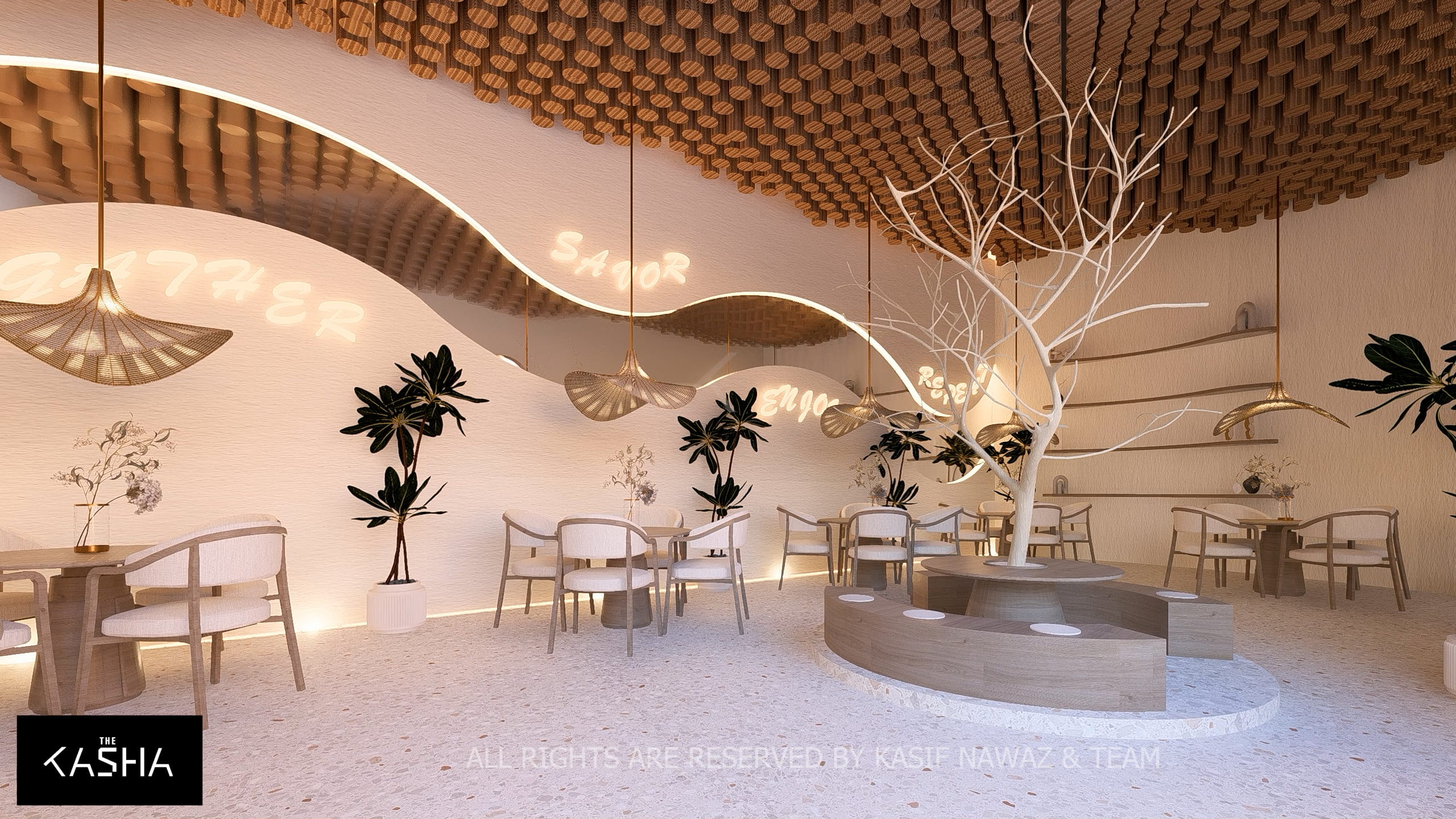 THE RAMAL RESTAURANT Architectural & Interior View 9 - The KASHA Group