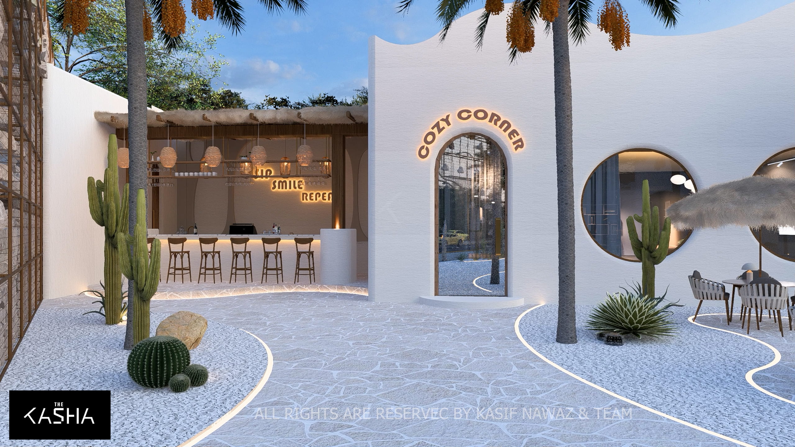 THE RAMAL RESTAURANT Architectural & Interior View 2 - The KASHA Group