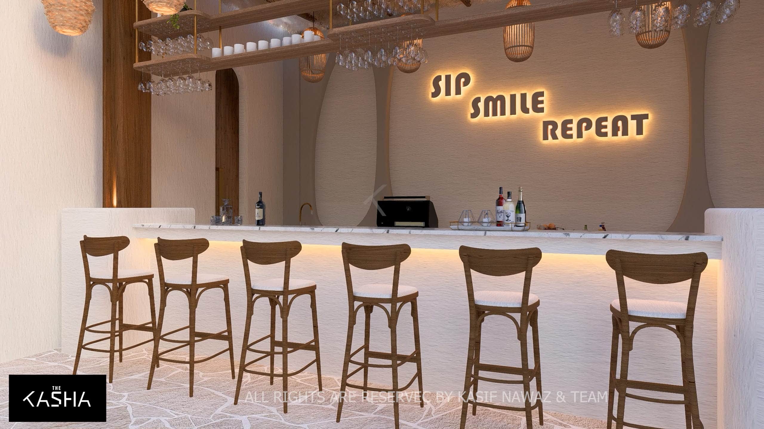 THE RAMAL RESTAURANT Architectural & Interior View 3 - The KASHA Group