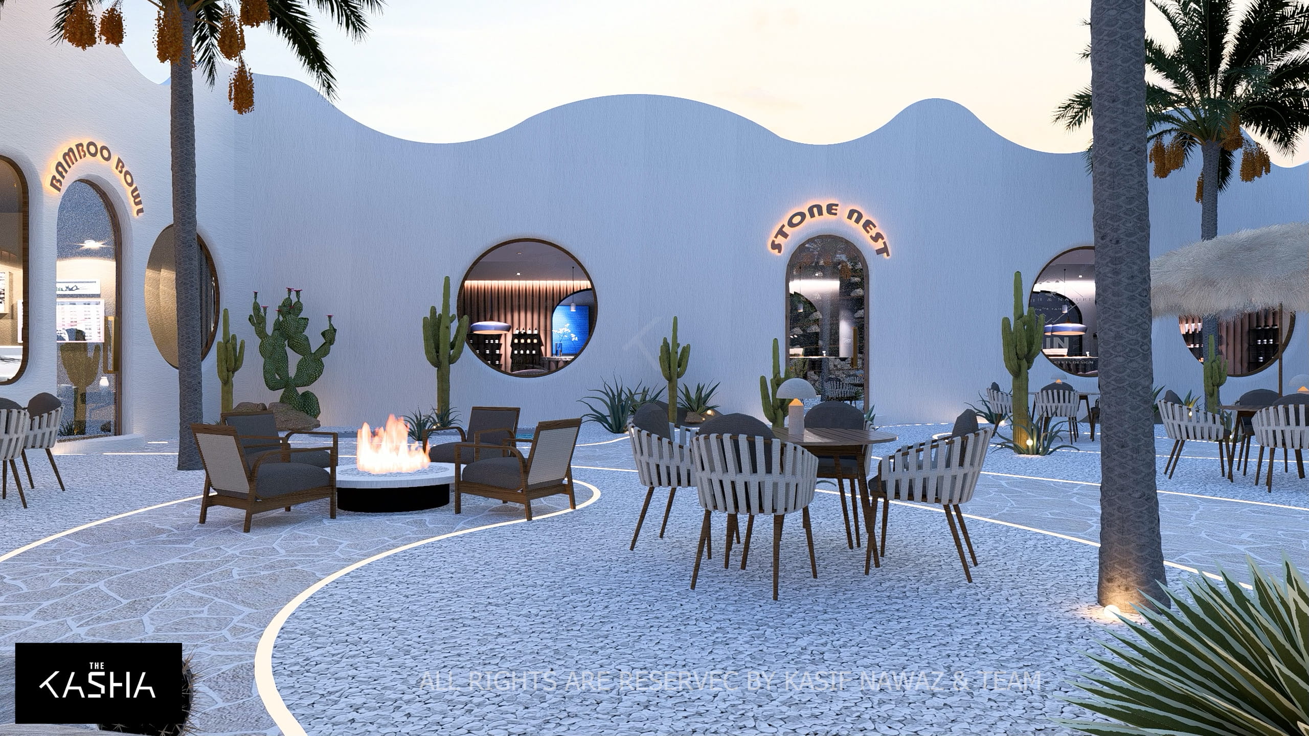 THE RAMAL RESTAURANT Architectural & Interior View 4 - The KASHA Group