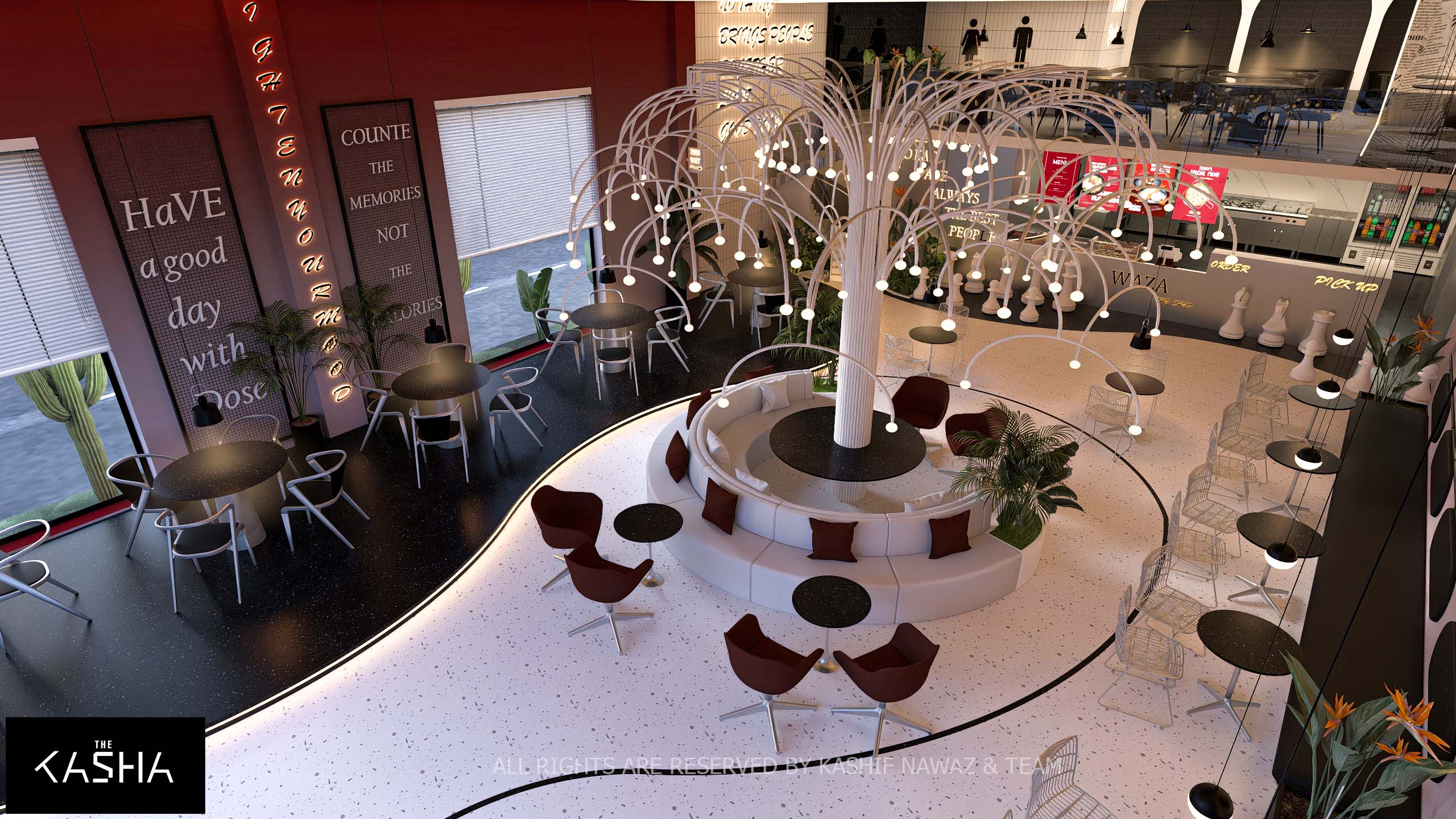 WAZA RESTAURANT Architectural & Interior View 5 - The KASHA Group