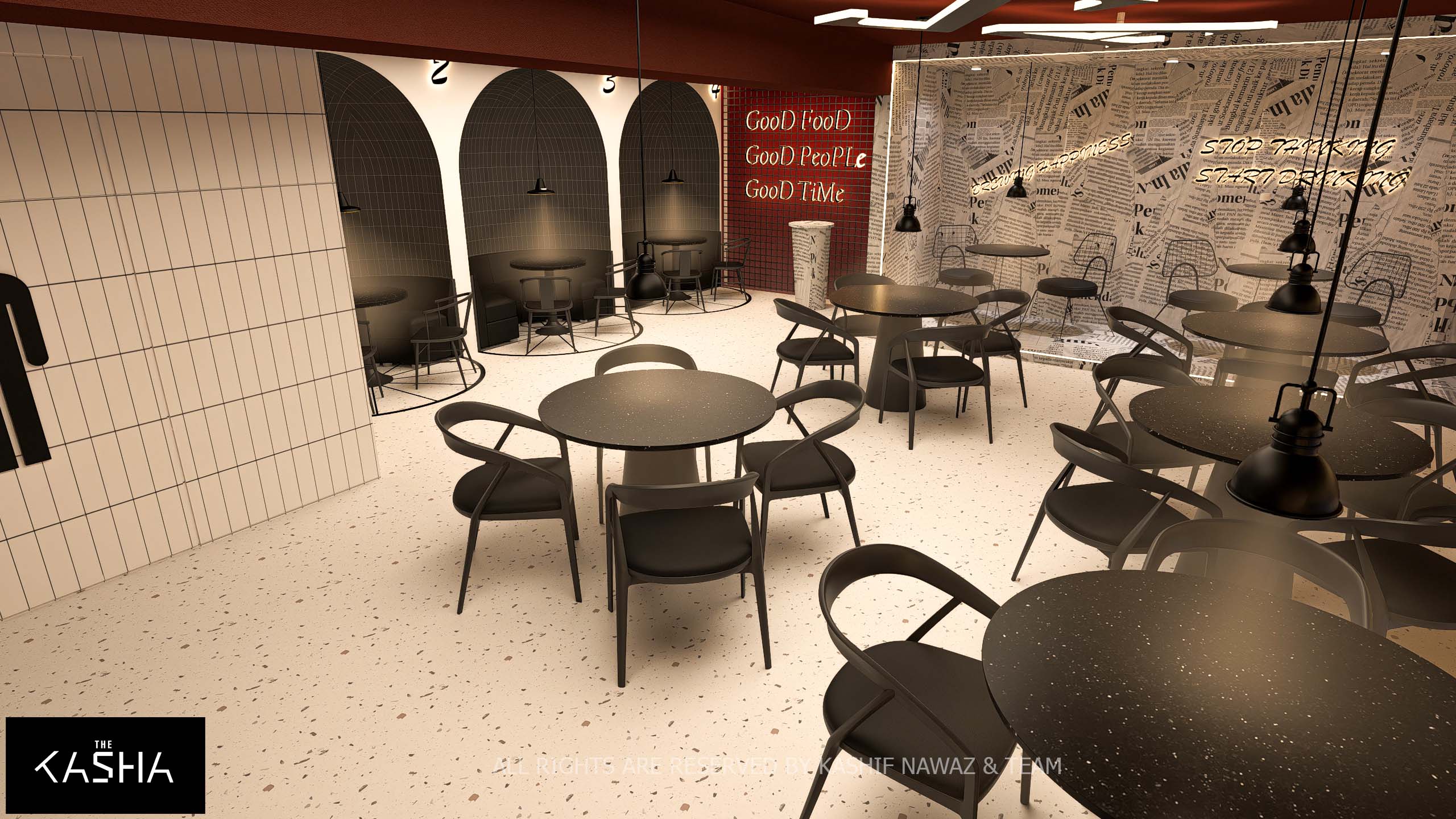 WAZA RESTAURANT Architectural & Interior View 7 - The KASHA Group
