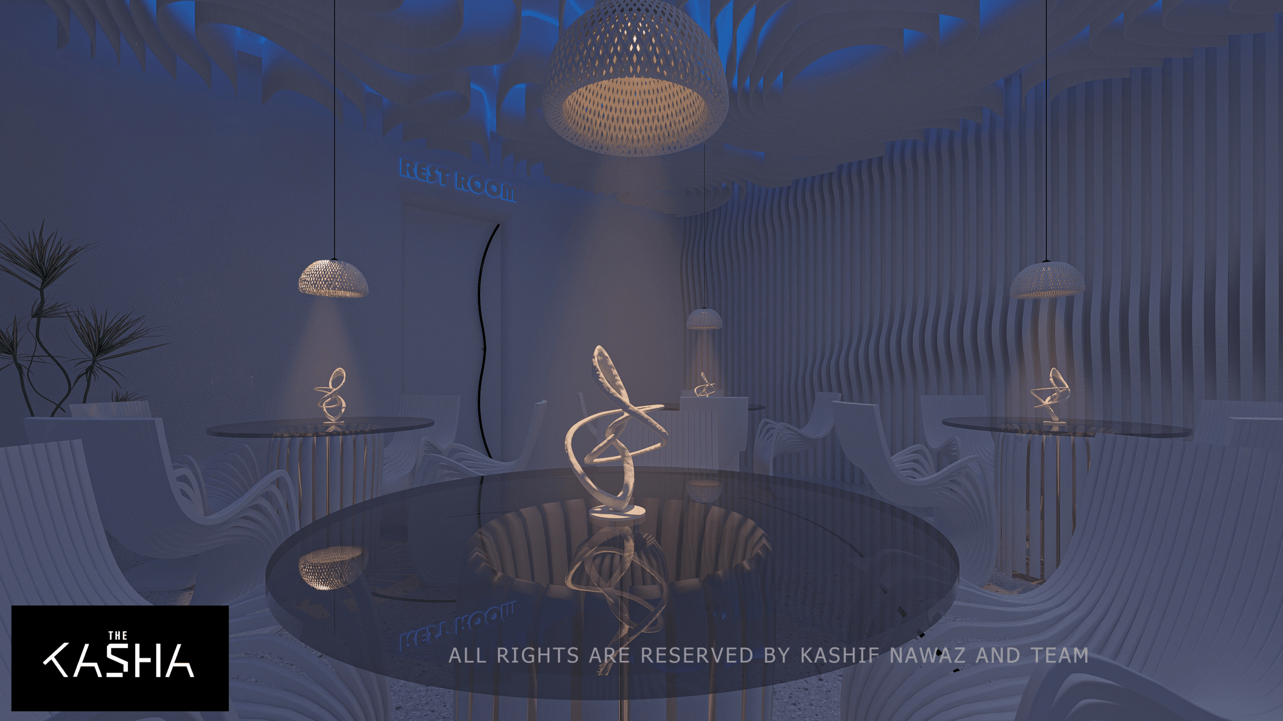 ZOUQ RESTAURANT Architectural & Interior View 8 - The KASHA Group