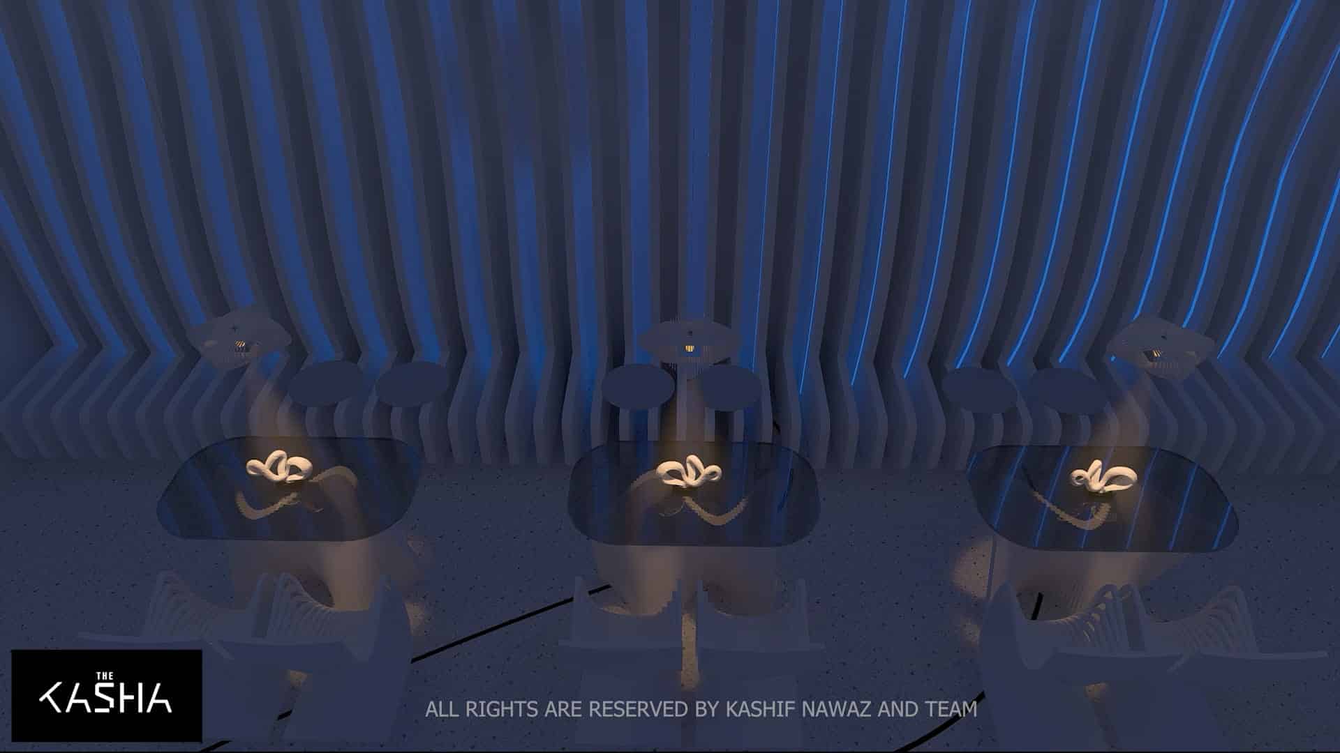 ZOUQ RESTAURANT Architectural & Interior View 1 - The KASHA Group
