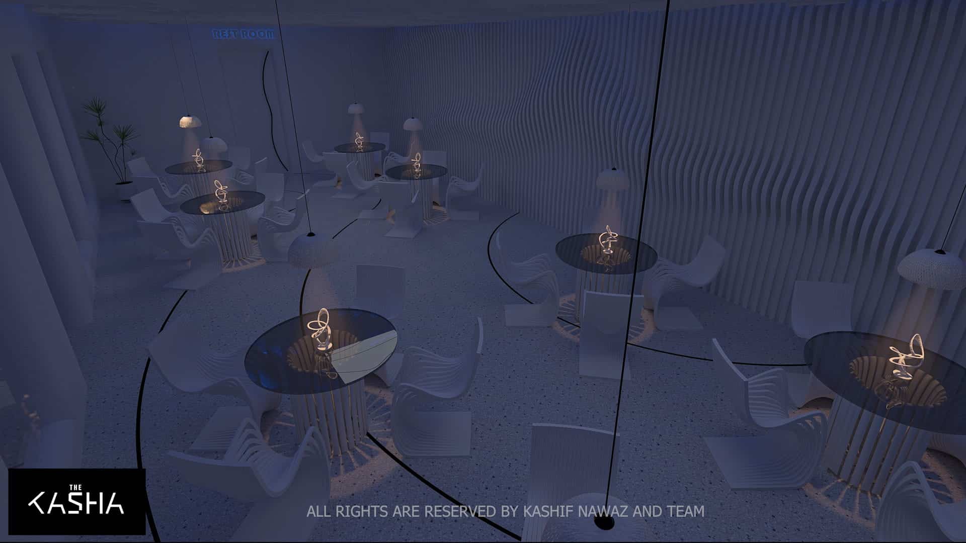 ZOUQ RESTAURANT Architectural & Interior View 7 - The KASHA Group
